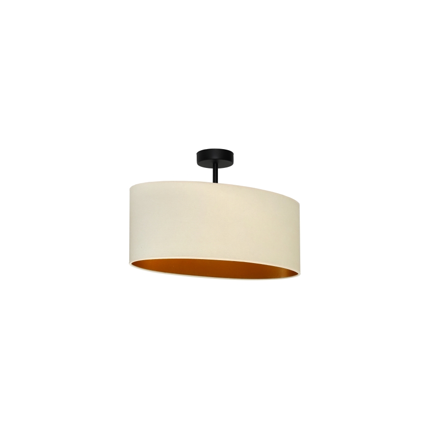 Duolla - Lestenec OVAL VEGAN 1xE27/15W/230V krem barva