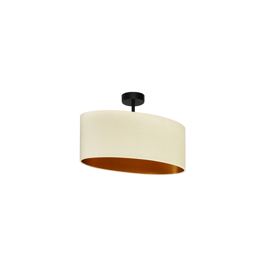 Duolla - Lestenec OVAL VEGAN 1xE27/15W/230V krem barva