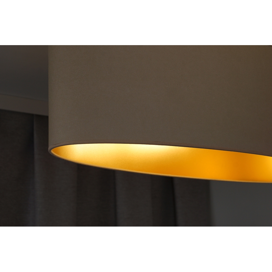 Duolla - Lestenec OVAL VEGAN 2xE27/15W/230V krem barva