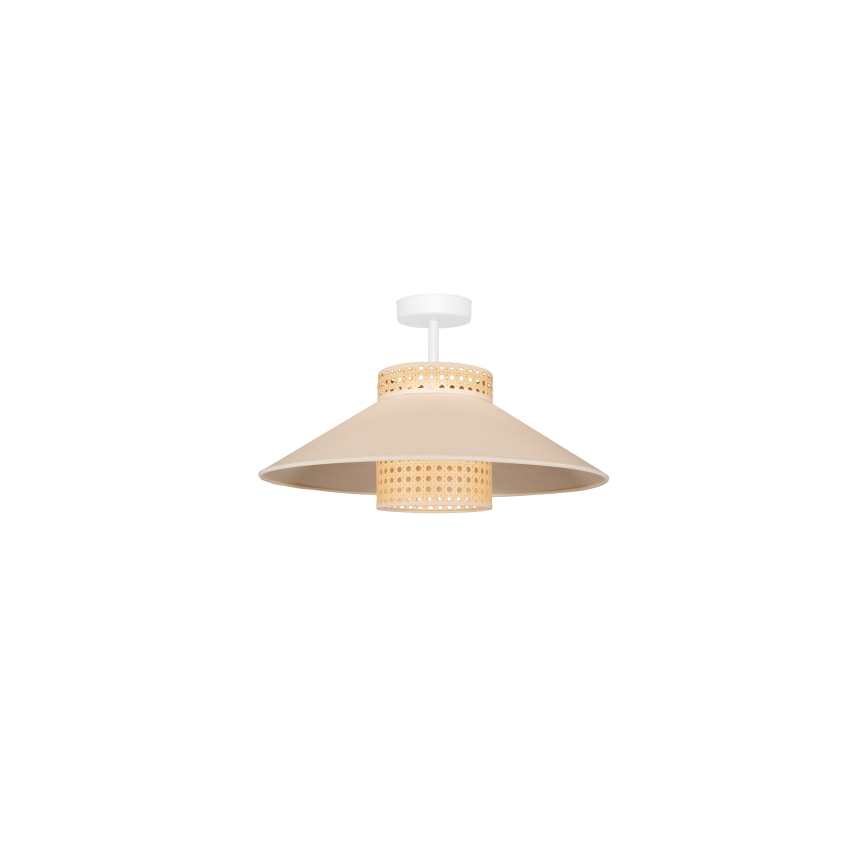 Duolla - Lestenec RIO RATTAN 1xE27/15W/230V pr. 45 cm bež/ratan