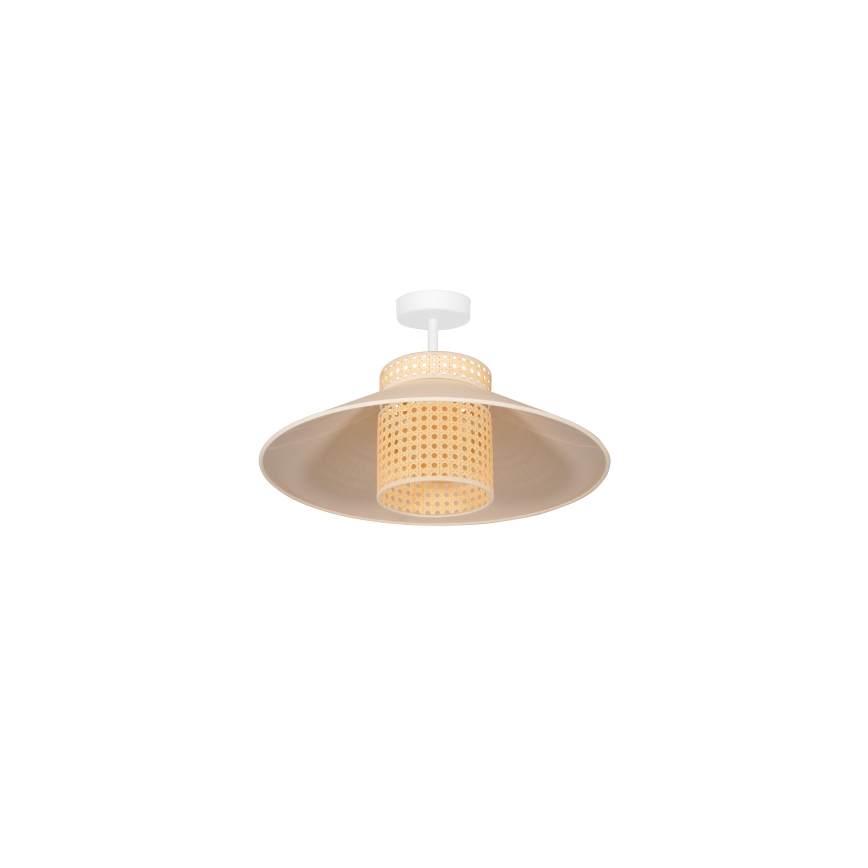 Duolla - Lestenec RIO RATTAN 1xE27/15W/230V pr. 45 cm bež/ratan