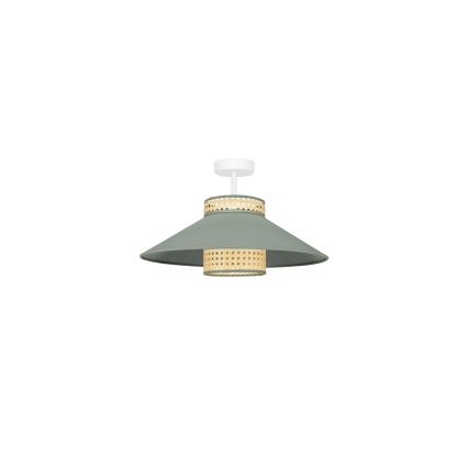 Duolla - Lestenec RIO RATTAN 1xE27/15W/230V pr. 45 cm zelena/ratan
