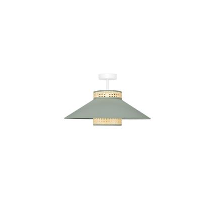 Duolla - Lestenec RIO RATTAN 1xE27/15W/230V pr. 45 cm zelena/ratan