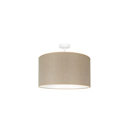 Duolla - Lestenec ROLLER ECO RECYCLING 1xE27/15W/230V pr. 45 cm krem barva