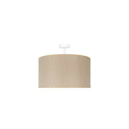 Duolla - Lestenec ROLLER ECO RECYCLING 1xE27/15W/230V pr. 45 cm krem barva