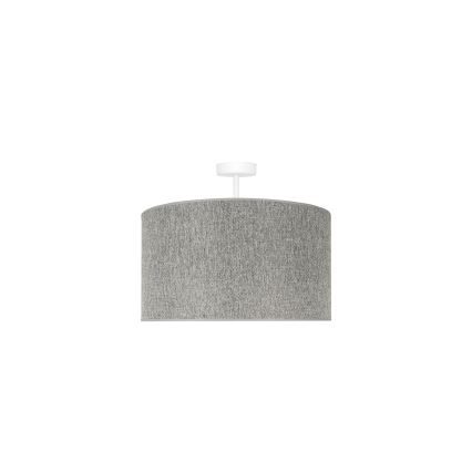 Duolla - Lestenec ROLLER ECO RECYCLING 1xE27/15W/230V pr. 45 cm siva