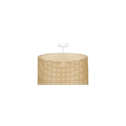 Duolla - Lestenec ROLLER RATTAN 1xE27/15W/230V pr. 45 cm bež