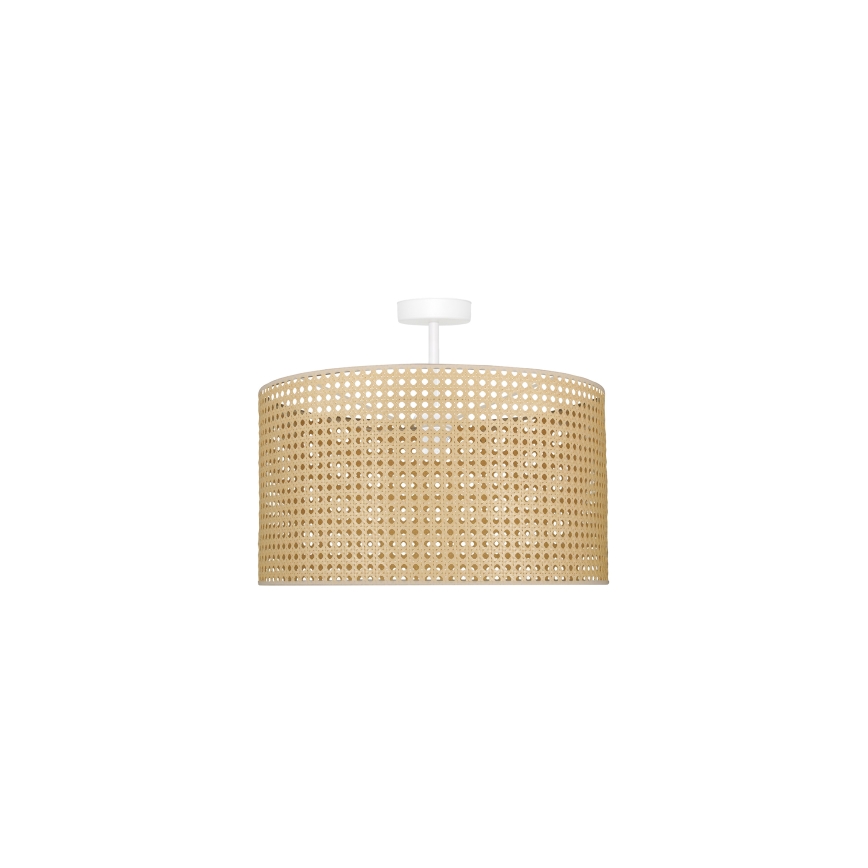 Duolla - Lestenec ROLLER RATTAN 1xE27/15W/230V pr. 45 cm bež