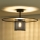 Duolla - Lestenec TOKYO RATTAN 1xE27/15W/230V pr. 50 cm črna/srebrna