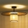 Duolla - Lestenec TOKYO RATTAN 1xE27/15W/230V pr. 50 cm zlata/ratan