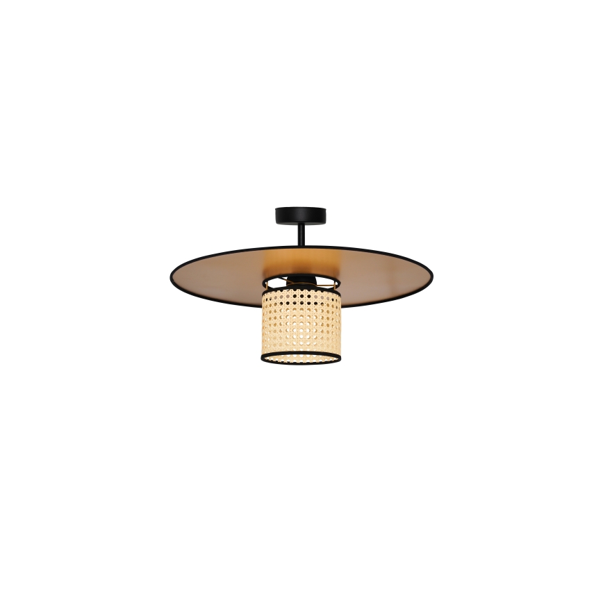 Duolla - Lestenec TOKYO RATTAN 1xE27/15W/230V pr. 50 cm zlata/ratan