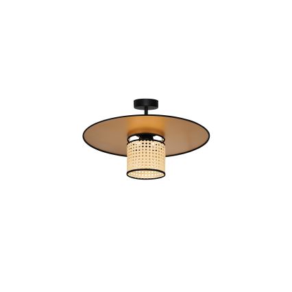 Duolla - Lestenec TOKYO RATTAN 1xE27/15W/230V pr. 50 cm zlata/ratan