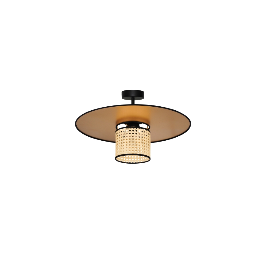 Duolla - Lestenec TOKYO RATTAN 1xE27/15W/230V pr. 50 cm zlata/ratan