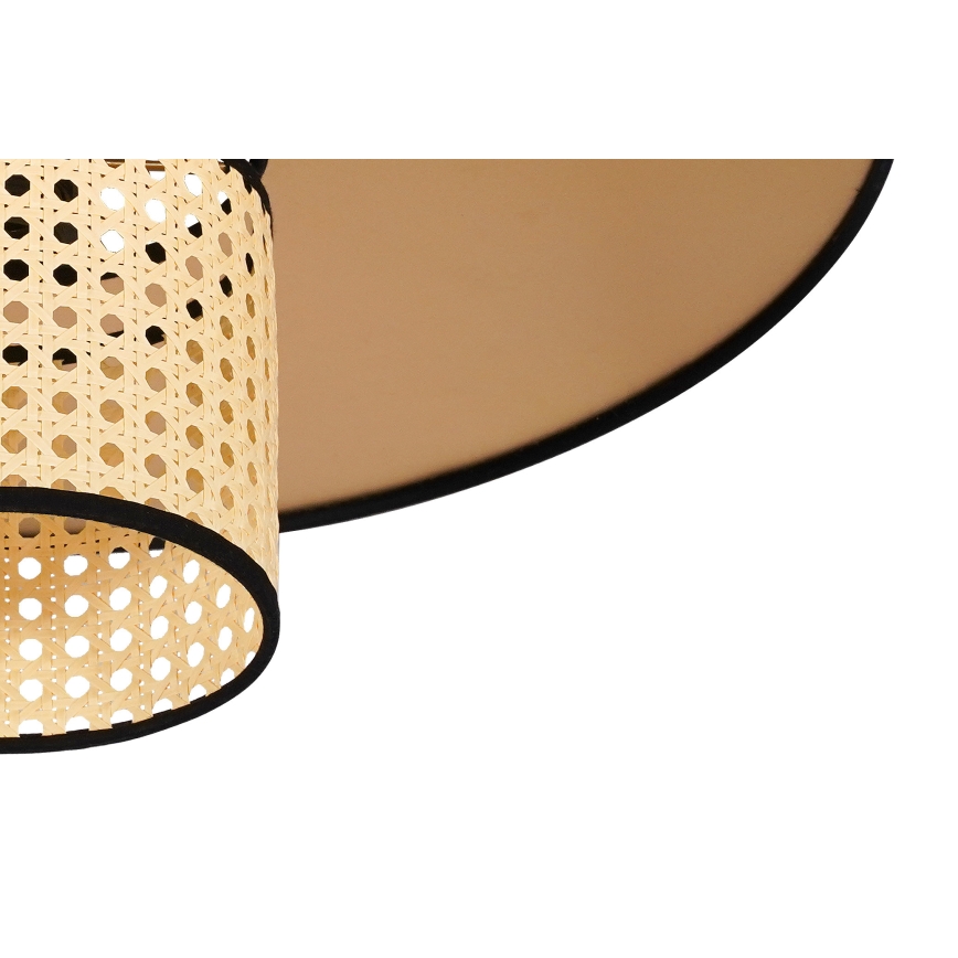 Duolla - Lestenec TOKYO RATTAN 1xE27/15W/230V pr. 50 cm zlata/ratan