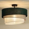 Duolla - Lestenec TRIO 1xE27/15W/230V pr. 45 cm zelena/siva/bela