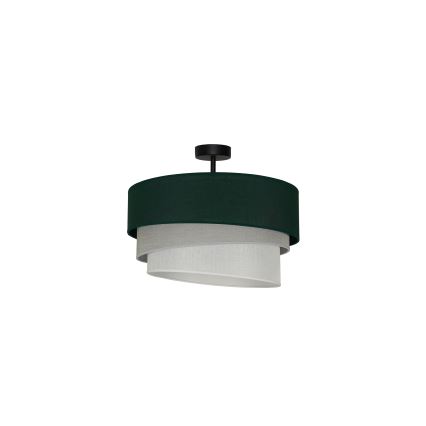 Duolla - Lestenec TRIO 1xE27/15W/230V pr. 45 cm zelena/siva/bela