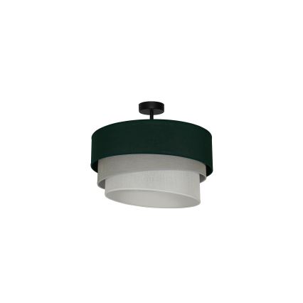 Duolla - Lestenec TRIO 1xE27/15W/230V pr. 45 cm zelena/siva/bela