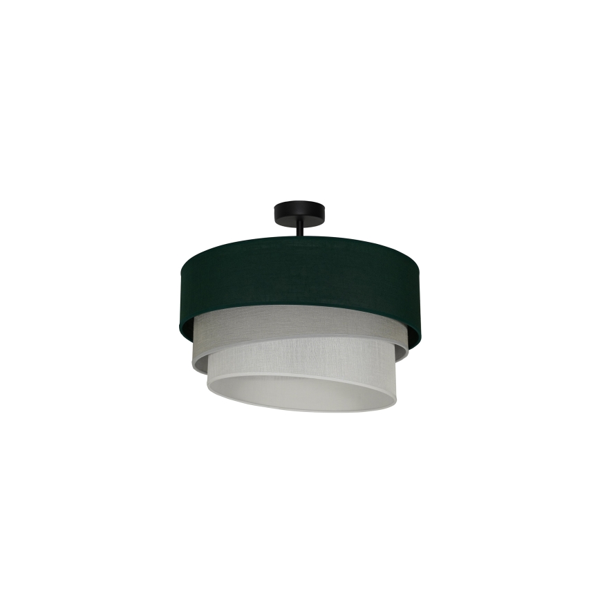 Duolla - Lestenec TRIO 1xE27/15W/230V pr. 45 cm zelena/siva/bela