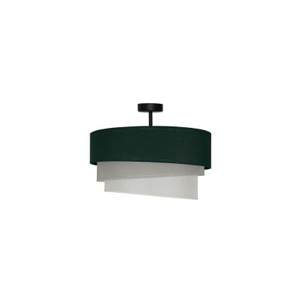 Duolla - Lestenec TRIO 1xE27/15W/230V pr. 45 cm zelena/siva/bela