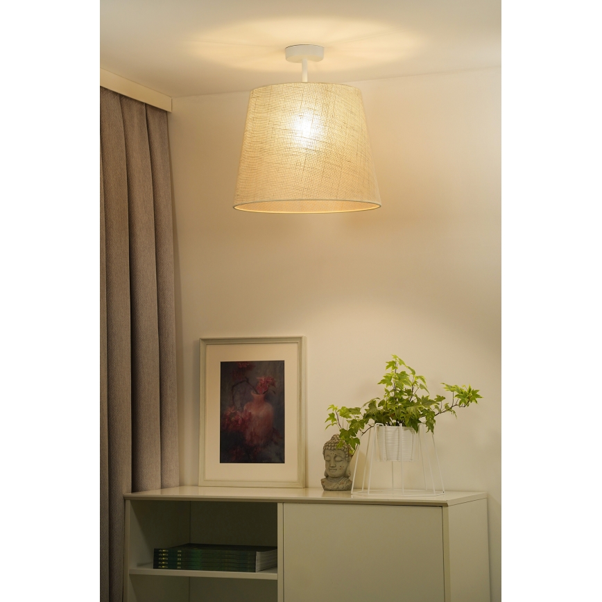 Duolla - Lestenec YUTE 1xE27/15W/230V pr. 38 cm siva