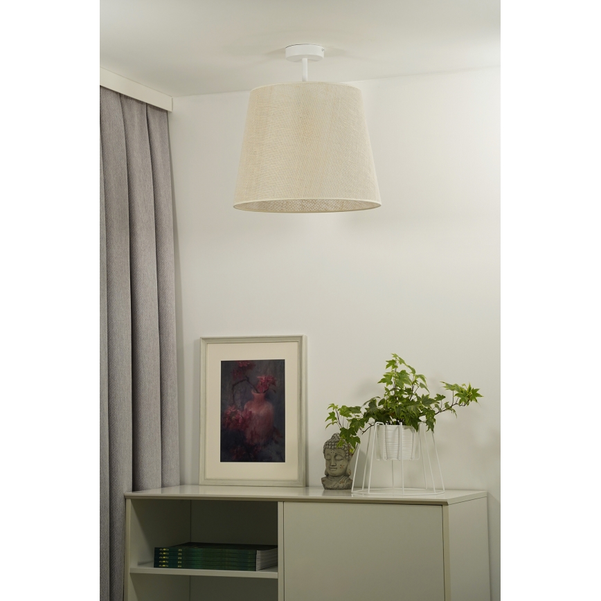 Duolla - Lestenec YUTE 1xE27/15W/230V pr. 38 cm siva