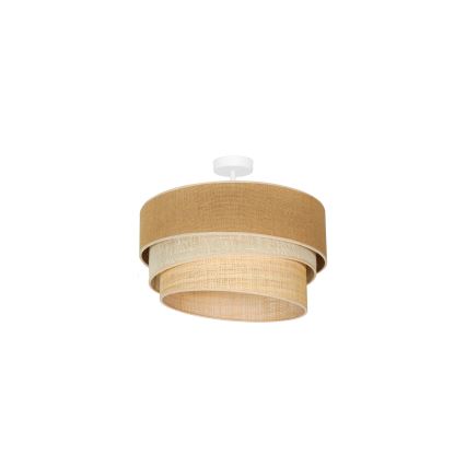 Duolla - Nadgradni lestenec YUTE TRIO 1xE27/15W/230V pr. 45 cm rjava/siva/bež