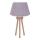 Duolla - Namizna svetilka BOUCLE 1xE27/15W/230V pr. 28 cm siva/les