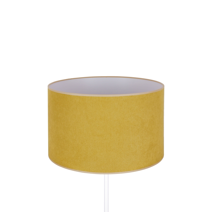 Duolla - Namizna svetilka BRISTOL 1xE14/15W/230V pr. 17,5 cm rumena/bela
