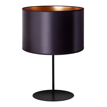 Duolla - Namizna svetilka CANNES 1xE14/15W/230V pr. 20 cm črna/baker