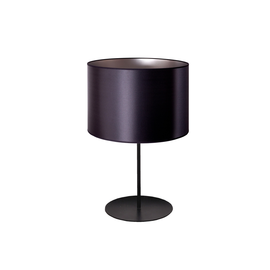 Duolla - Namizna svetilka CANNES 1xE14/15W/230V pr. 20 cm črna/srebrna
