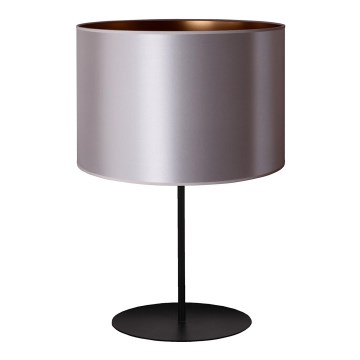 Duolla - Namizna svetilka CANNES 1xE14/15W/230V pr. 20 cm srebrna/baker/črna