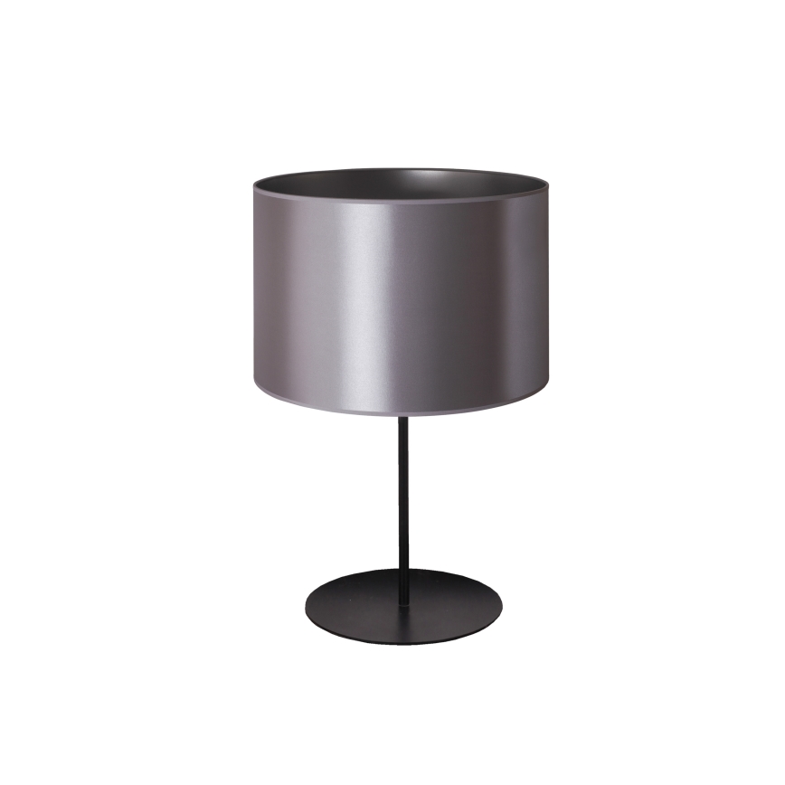 Duolla - Namizna svetilka CANNES 1xE14/15W/230V pr. 20 cm srebrna/črna