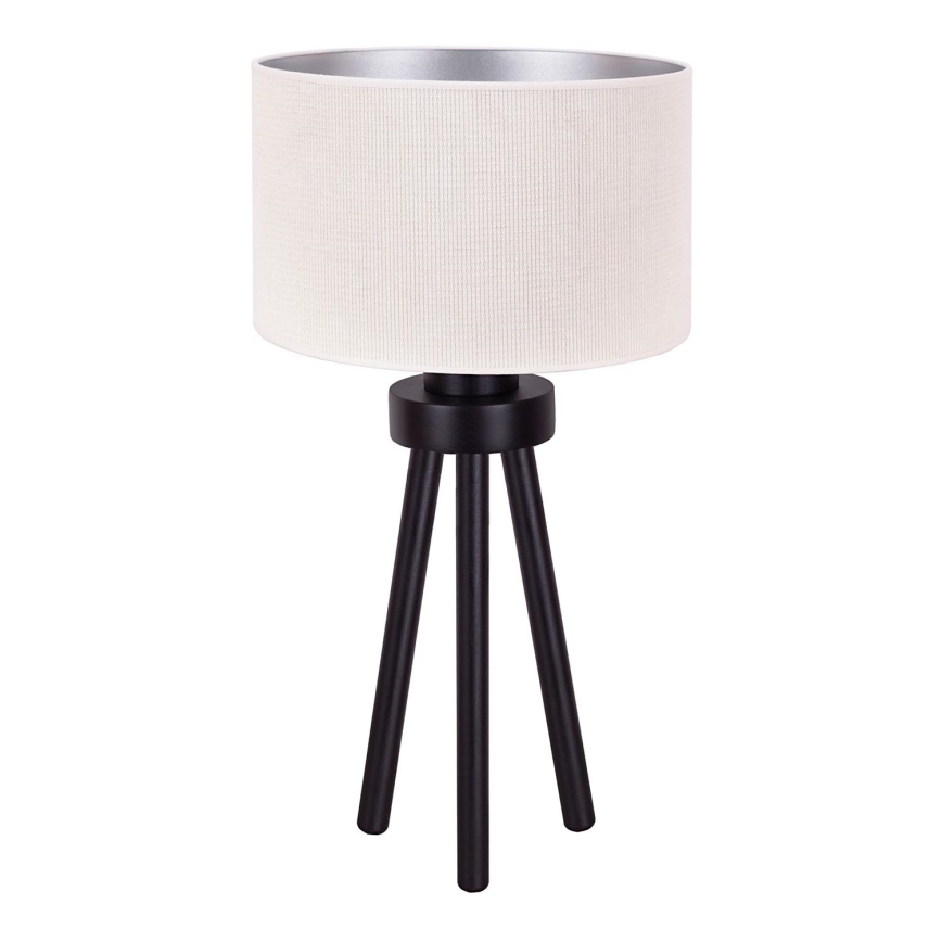 Duolla - Namizna svetilka LYON 1xE27/15W/230V pr. 30 cm krem barva