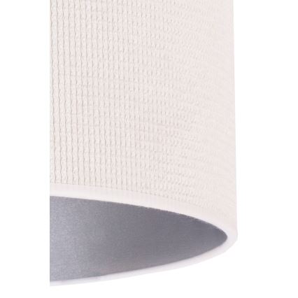 Duolla - Namizna svetilka LYON 1xE27/15W/230V pr. 30 cm krem barva