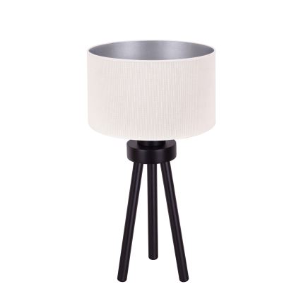 Duolla - Namizna svetilka LYON 1xE27/15W/230V pr. 30 cm krem barva