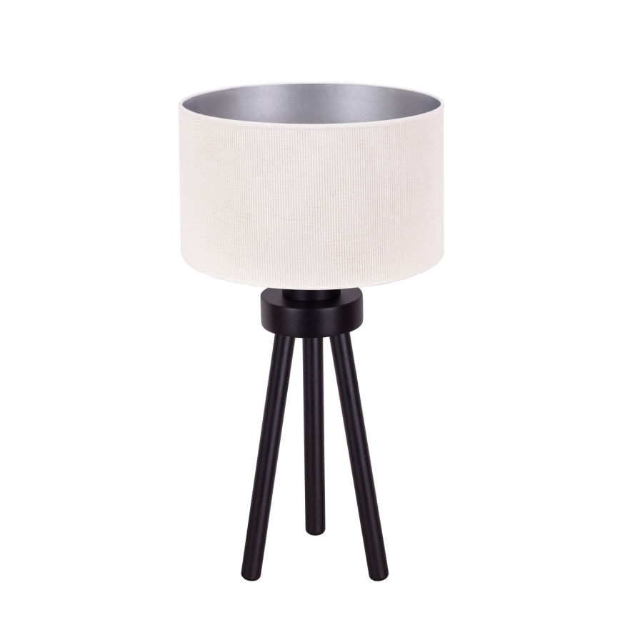 Duolla - Namizna svetilka LYON 1xE27/15W/230V pr. 30 cm krem barva
