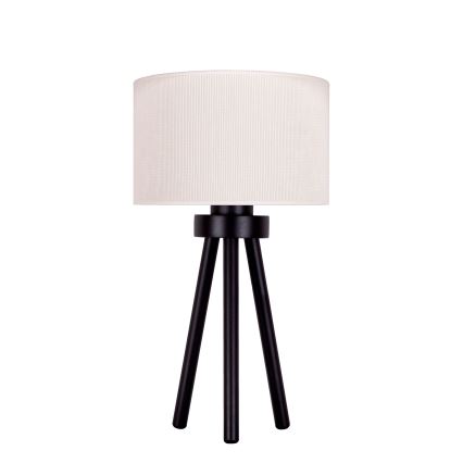 Duolla - Namizna svetilka LYON 1xE27/15W/230V pr. 30 cm krem barva