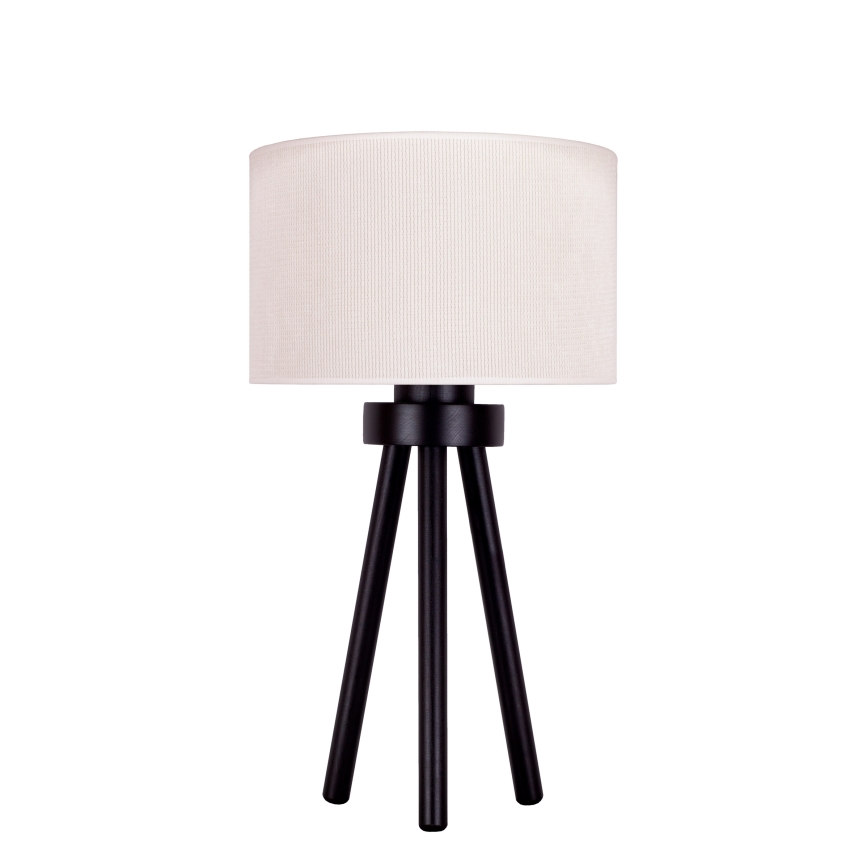Duolla - Namizna svetilka LYON 1xE27/15W/230V pr. 30 cm krem barva