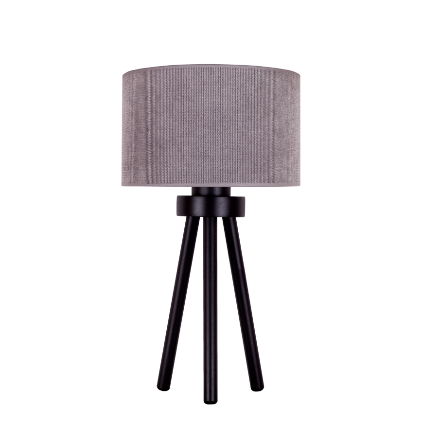 Duolla - Namizna svetilka LYON 1xE27/15W/230V pr. 30 cm siva