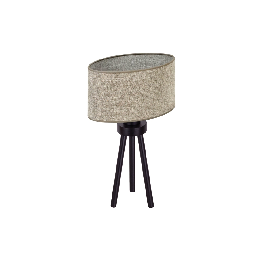Duolla - Namizna svetilka OVAL 1xE27/15W/230V pr. 30 cm rjava