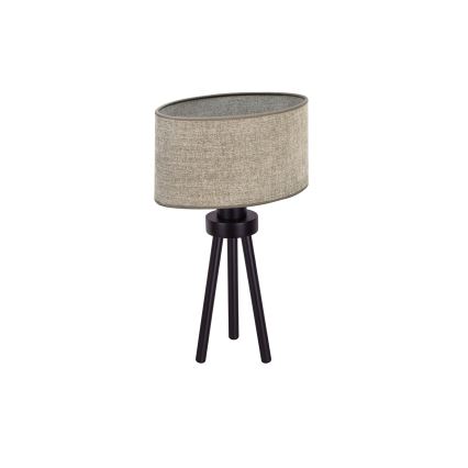 Duolla - Namizna svetilka OVAL 1xE27/15W/230V pr. 30 cm rjava