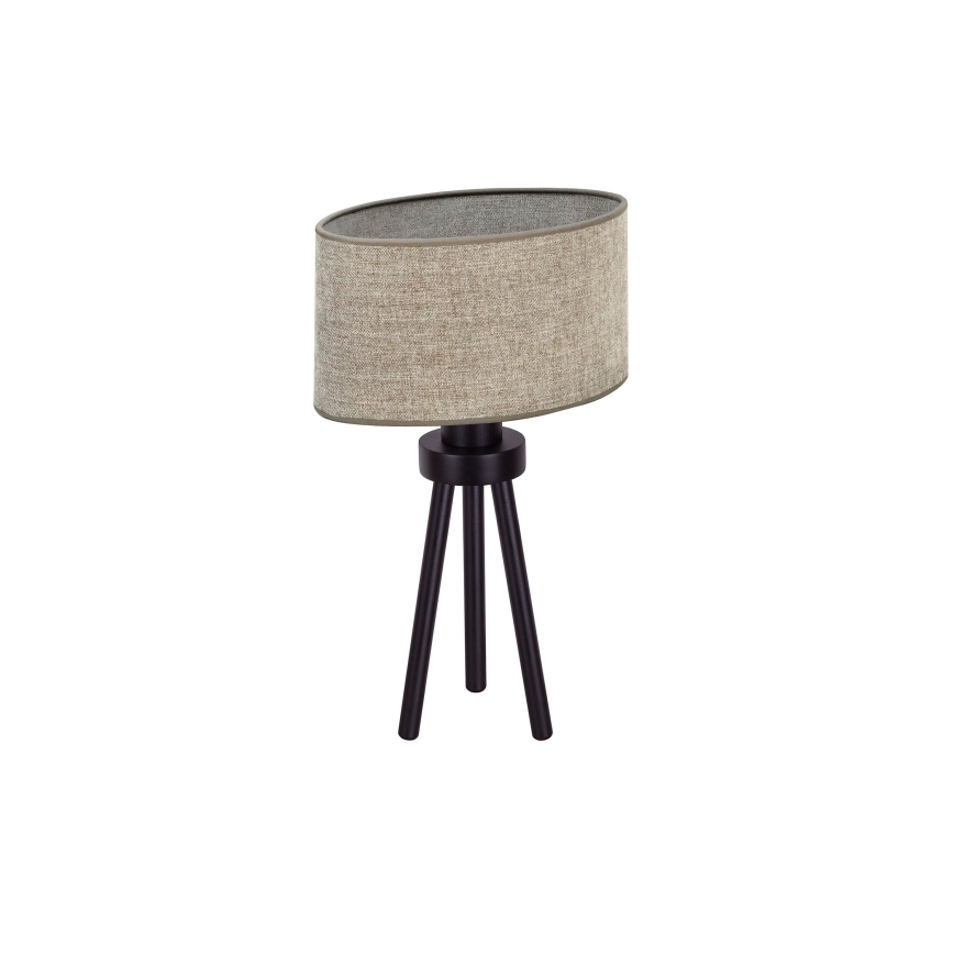 Duolla - Namizna svetilka OVAL 1xE27/15W/230V pr. 30 cm rjava