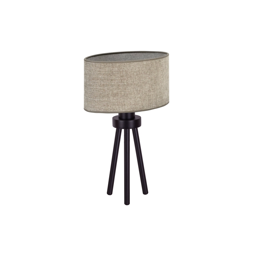 Duolla - Namizna svetilka OVAL 1xE27/15W/230V pr. 30 cm rjava