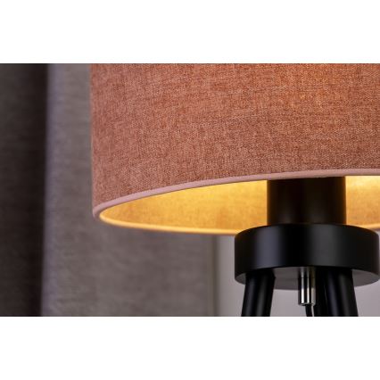 Duolla - Namizna svetilka OVAL 1xE27/15W/230V pr. 30 cm roza