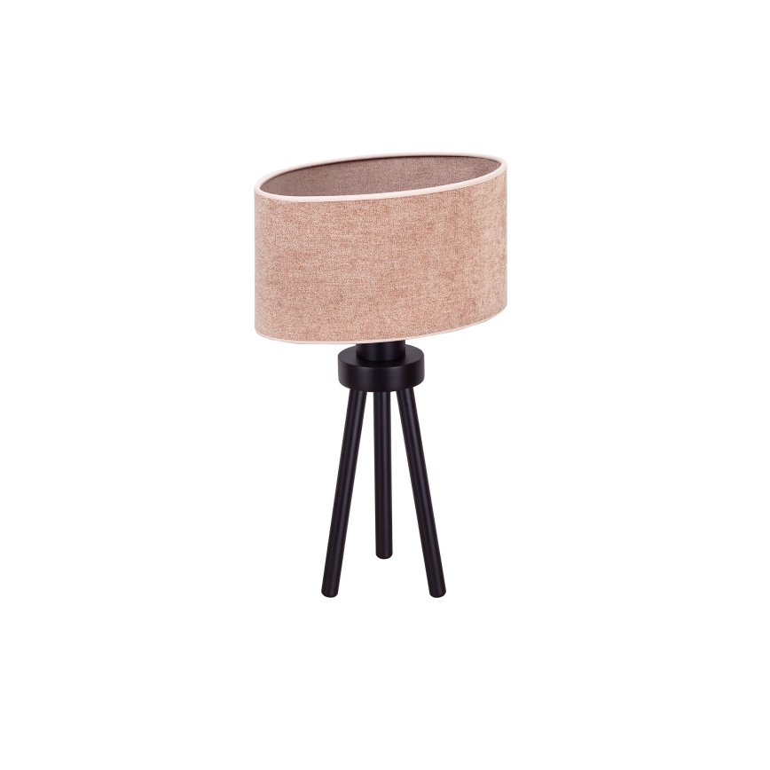 Duolla - Namizna svetilka OVAL 1xE27/15W/230V pr. 30 cm roza