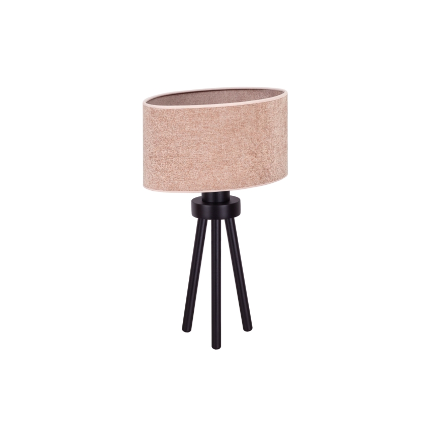 Duolla - Namizna svetilka OVAL 1xE27/15W/230V pr. 30 cm roza