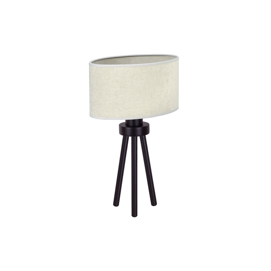 Duolla - Namizna svetilka OVAL 1xE27/15W/230V pr. 30 cm siva