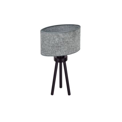 Duolla - Namizna svetilka OVAL 1xE27/15W/230V pr. 30 cm siva