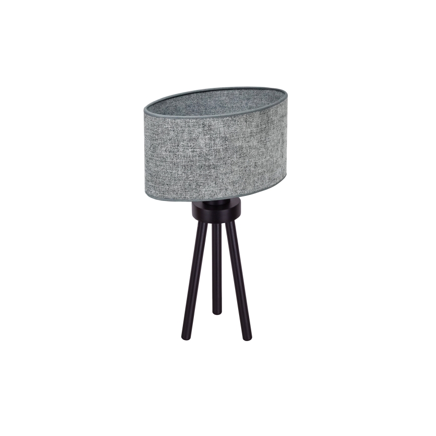 Duolla - Namizna svetilka OVAL 1xE27/15W/230V pr. 30 cm siva