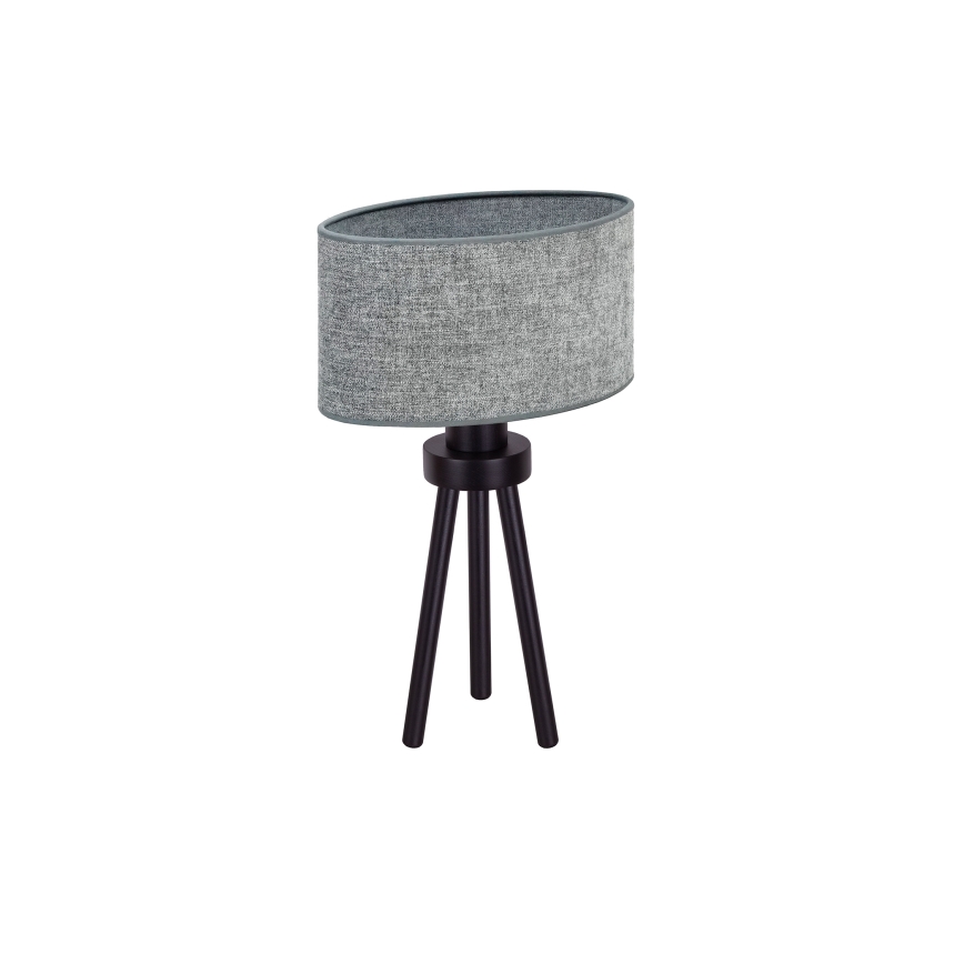 Duolla - Namizna svetilka OVAL 1xE27/15W/230V pr. 30 cm siva